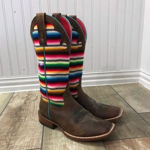 Macie Bean Serape Boots 7.5